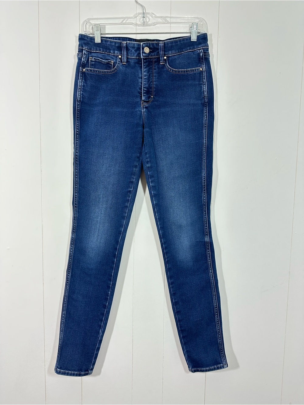 White House Black Market Womens Cashmere Denim High Rise Skinny Sz 6 Long Jeans